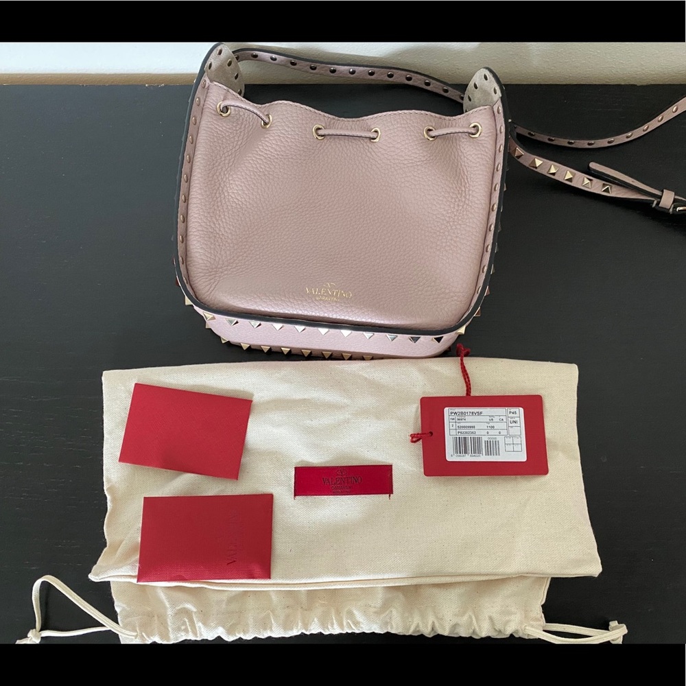 Valentino Studded Bucket Bag - Picture 9 of 13